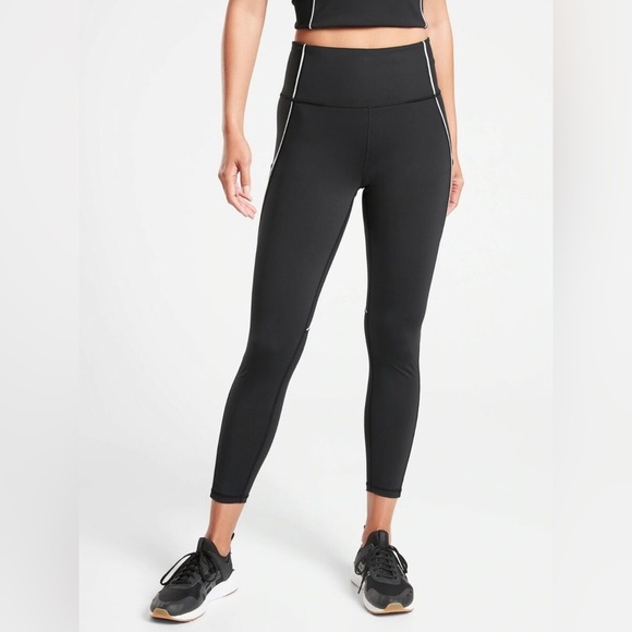 {XXS} Athleta Tailwind Reflective 7/8 Tight in Supersonic Black - Picture 3 of 11